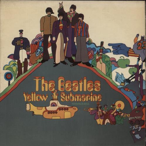 The Beatles Yellow Submarine - 1st - VG UK vinyl LP album